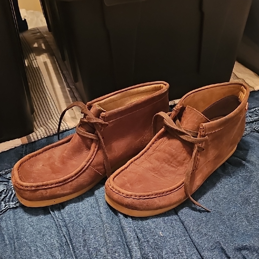 Clarks Men's Brown Leather Boots